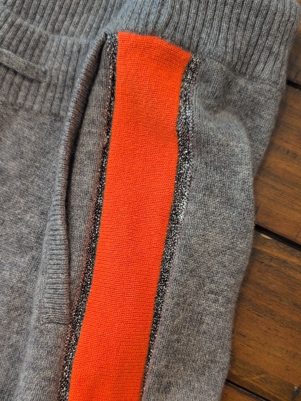 Bella Freud Billie Cashmere Track Pants Metallic Stripe Star — image 3 of 8